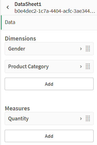 Data Dimensions and Measures